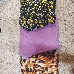 Lularoe 3 Legging Lot SIZE TC
